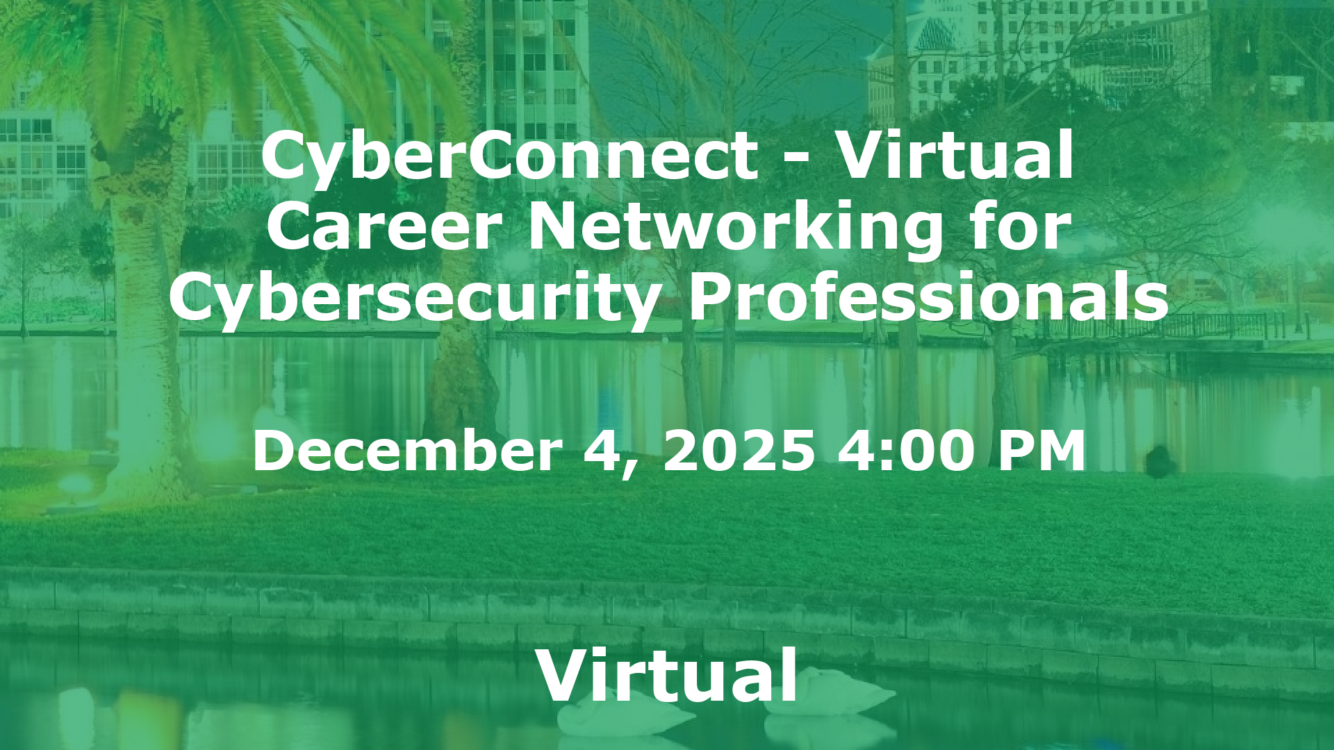 CyberConnect - Virtual Career Networking for Cybersecurity Professionals event image